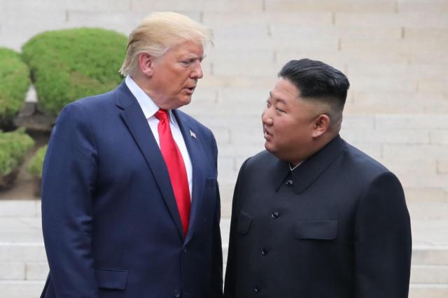 도널드 트럼프 미국 대통령과 북한 김정은 국무위원장 사진연합뉴스
