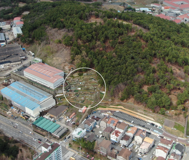 유하공원 조성사업 대상지 전경사진 사진김해시