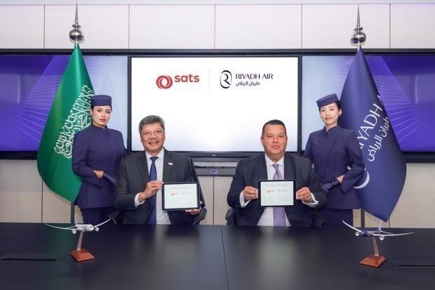 공항 지상업무를 담당하는 싱가포르의 SATS는 사우디아라비아 신흥항공사 리야드 에어와 항공화물 취급업무에 관한 전략적 업무제휴를 체결했다 사진SATS 제공