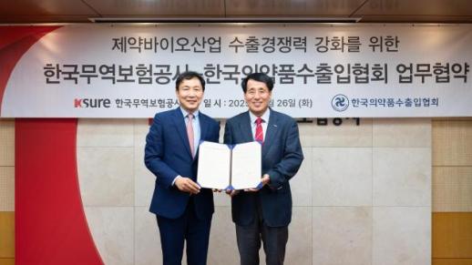 무보-의수협, 국내 제약·바이오기업 수출 지원 맞손