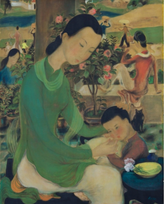 레포 “가정 생활” 사진전찌 Dan tri