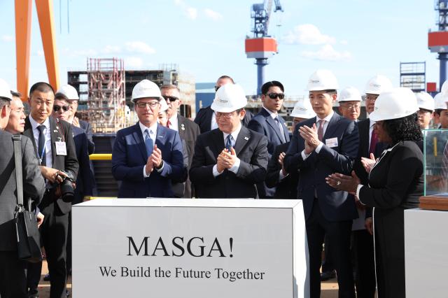 李在明访问韩华费城造船厂 承诺开启韩美造船双赢篇章