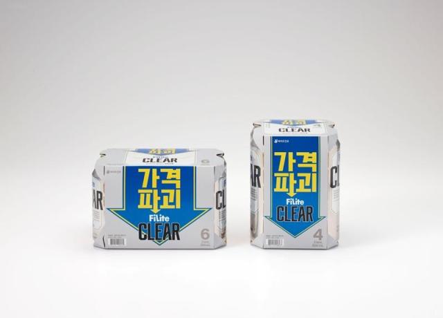 발포주 필라이트 클리어 사진하이트진로 