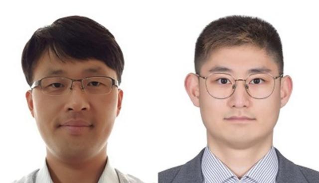 왼쪽부터 신동하 교수 임정현 석사과정생 사진인하대
