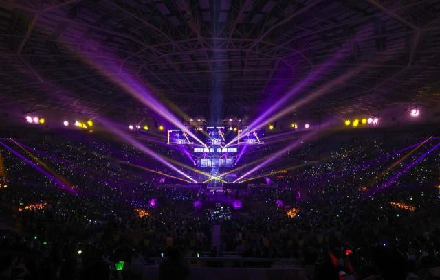 Một buổi hòa nhạc K-pop được tổ chức trong khuôn khổ My K Festa 2025 ẢnhMCST