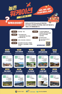 농촌 워케이션, 다음달부터 10곳…경기 이천, 전남 곡성 등 4곳 추가 