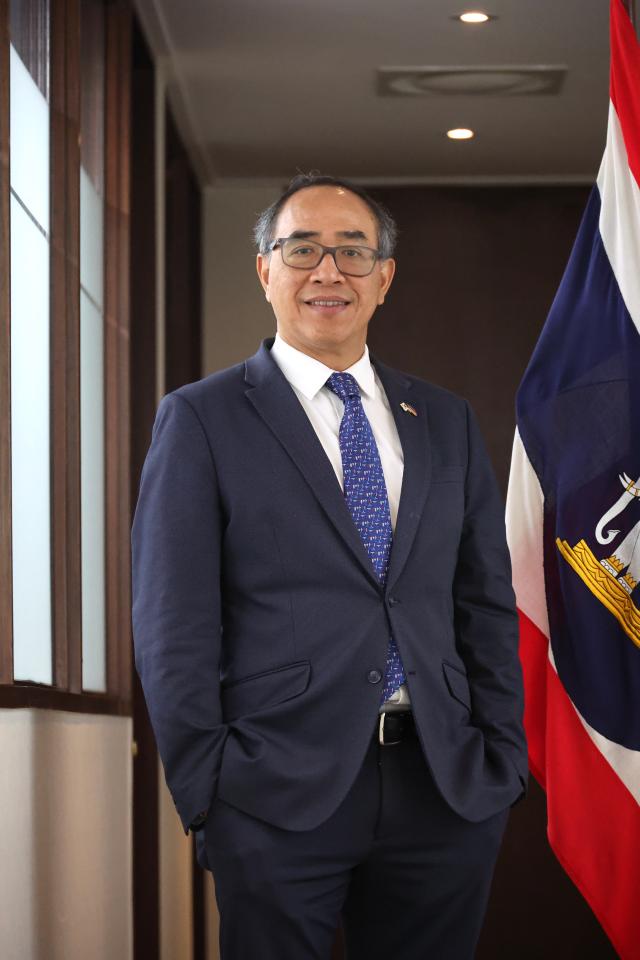 Thai Ambassador to South Korea Tanee Sangrat poses for a photograph during an interview with AJP on August 28 AJP Han Jun-gu