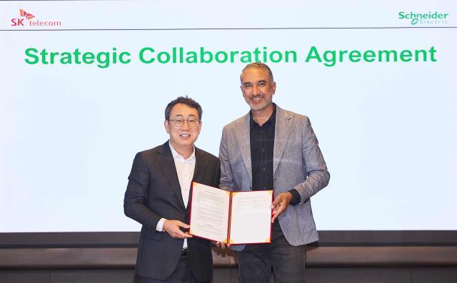 SKテレコム、グローバル電力・自動化装備業者「シュナイダーエレクトリック」とMOU