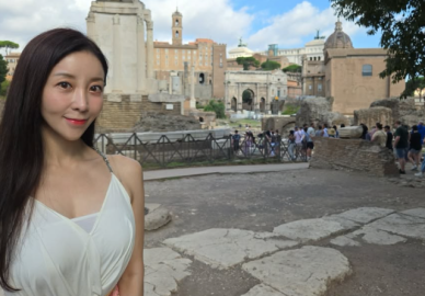 [슬라이드 포토] "오빠 빼박"…원자현 누구? '♥윤정수' 반하게 한 미모