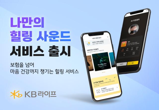 KB라이프가 고객의 심리적 안정을 돕는 나만의 힐링 사운드 서비스를 출시했다 사진은 관련 포스터 사진KB라이프