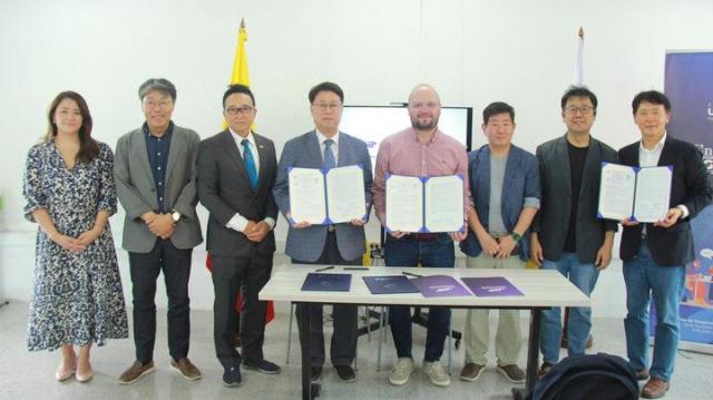 숭실대 한국학연구소와 콜롬비아 메데진 ITM 시립대 한국문화혁신센터는 지난 8월 28일 업무협약을 체결했다 사진숭실대

