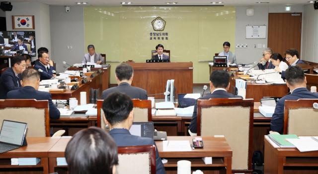 제361회 임시회 제1차 교육위원회사진충남도의회