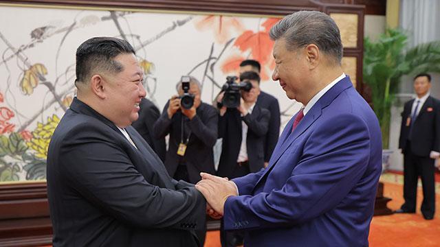 전승절 80주년 열병식 참석을 위해 중국을 방문한 김정은 북한 국무위원장이 4일 오후 시진핑 중국 국가주석과 양자회담을 개최했다고 조선중앙통신이 5일 이에 대해 보도했다 사진연합뉴스
