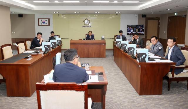 제361회 임시회 제2차 건설소방위원회 사진충남도의회