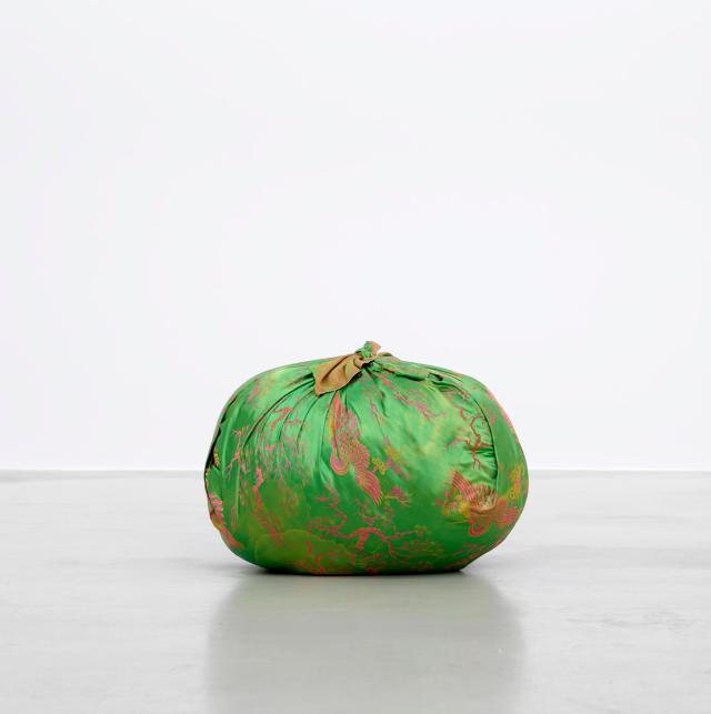 Kimsooja Bottari Used bedcover and clothing 70×66×48cm 2022