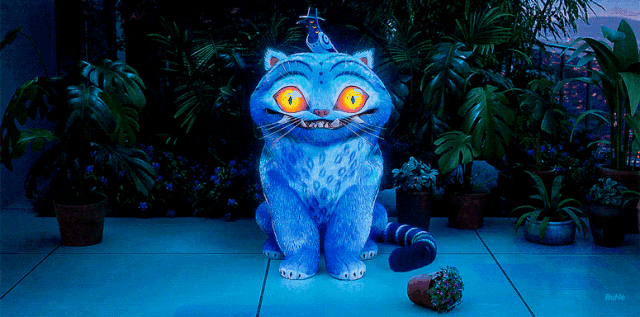 Cặp đôi thú cưng của nhân vật Jinu Hổ Derpy và chim ác là 6 mắt Sussie là những nhân vật được rất nhiều khán giả yêu thích và tìm mua các vật phẩm lưu niệm liên quan ẢnhCắt từ cảnh trong phim