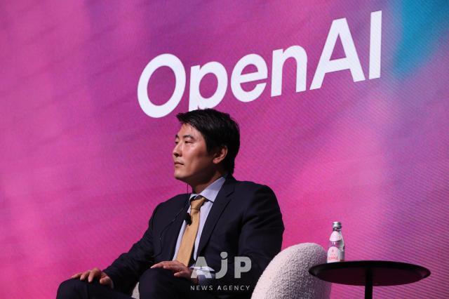 Jason Kwon OpenAI Chief Strategy Officer CSO at a press briefing in Seoul Sept 10 AJP Han Jun-gu