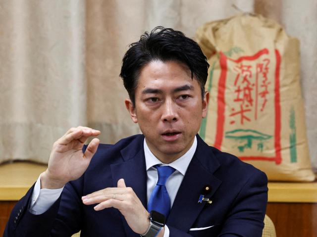 고이즈미 신지로 일본 농림수산상 사진로이터·연합뉴스