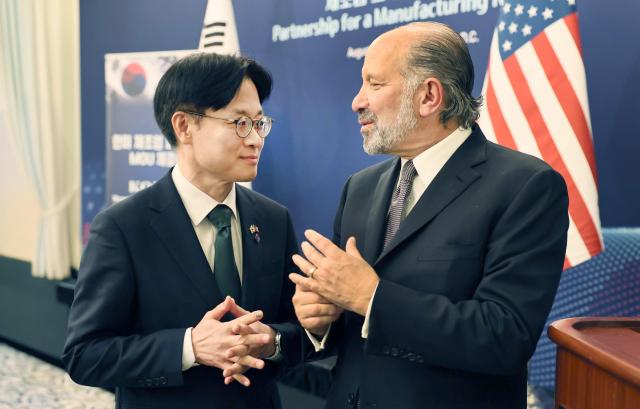 김정관 산업부 장관과 러트닉 미국 상무부 장관 사진산업통상자원부