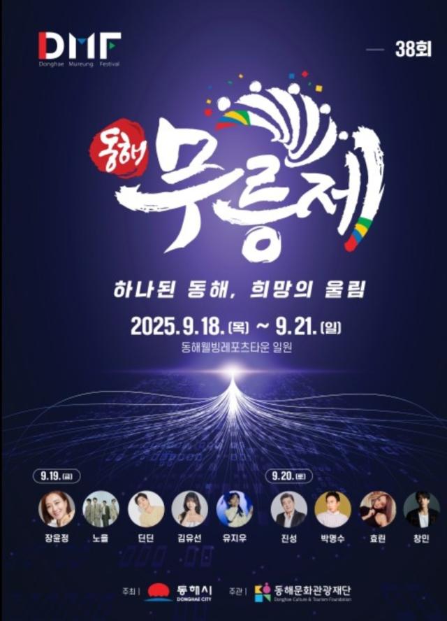 제38회 동해무릉제 포스터 사진동해시