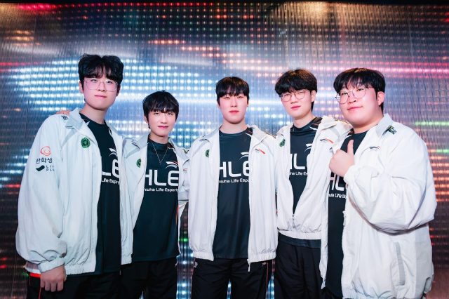 T1을 격파하고 결승 직행전에서 kt 롤스터를 만나는 한화생명e스포츠