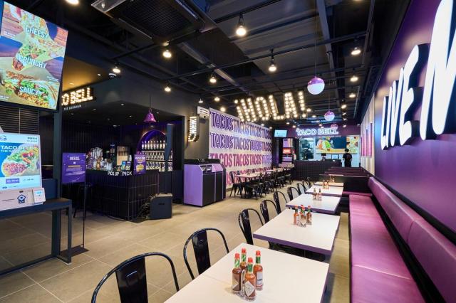 ‘타코벨 더강남’ 매장 내부 전경사진KFC코리아