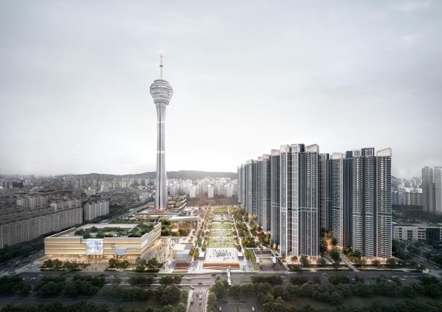전주 관광타워복합개발사업 투시도사진자광