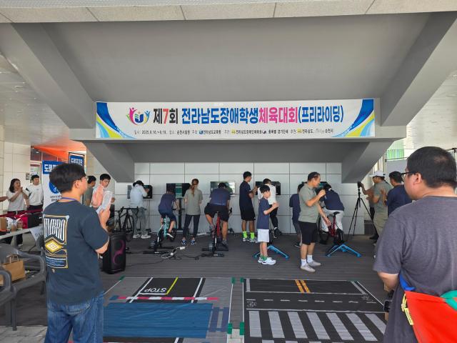 전라남도교육청교육감 김대중은 1619일 4일간 순천 일원에서 ‘제7회 전라남도장애학생체육대회’를 개최한다사진전남교육청