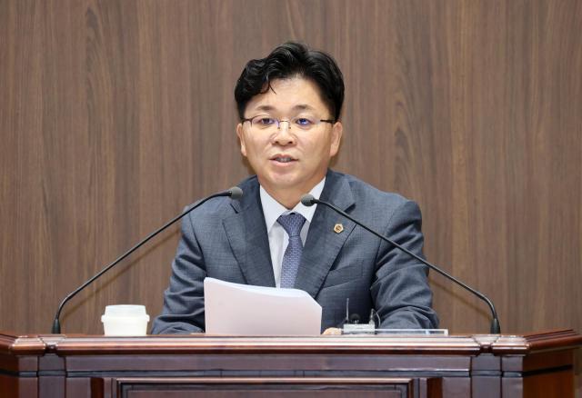 제361회 임시회 제4차 본회의 김민수 의원 5분발언사진충남도의회