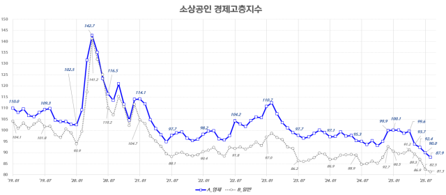 소상공인 경제고충지수 사진신한카드