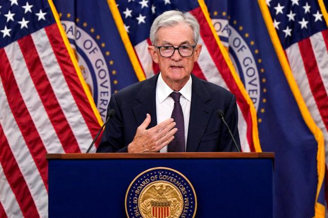 제롬 파월 미국 연방준비제도Fed 의장이 17일현지시간 미국 워싱턴 DC에서 연방공개시장위원회FOMC 금리 정책 성명 발표 후 기자회견에서 발언하고 있다 사진로이터·연합뉴스