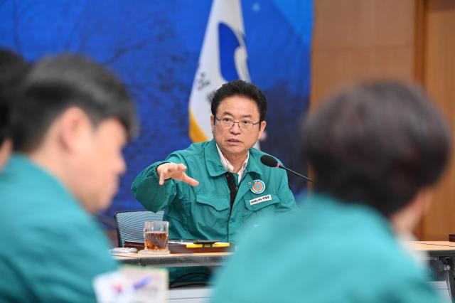 이철우 경북도지사 산불피해복구대책본부 회의 장면 사진경상북도