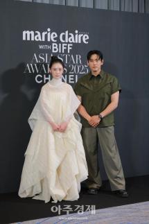[포토] 오규희·유태오, 부산국제영화제 2025 마리끌레르 아시아 스타 어워즈 참석