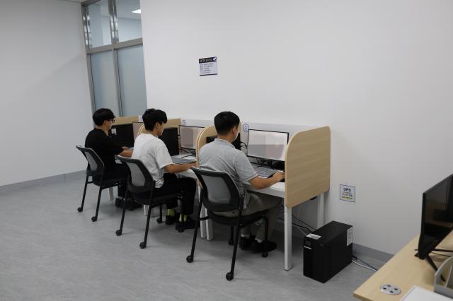 시험장 내부 사진강릉 해경