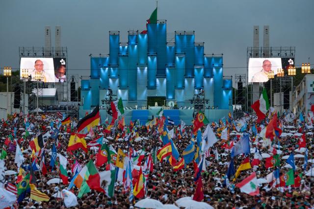 2023년 포르투갈 리스본에서 열린 제37차 리스본 WYD 개막미사 현장 사진WYD LISBON 2023