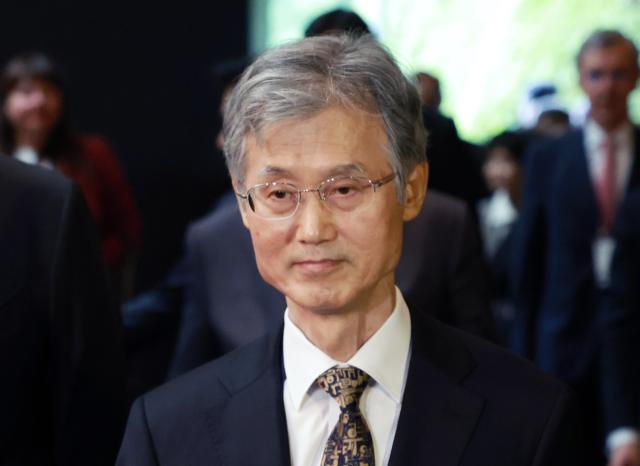조희대 대법원장이 22일 서울 중구 신라호텔에서 열린 2025 세종 국제 콘퍼런스 개회식에 참석하고 있다사진연합뉴스