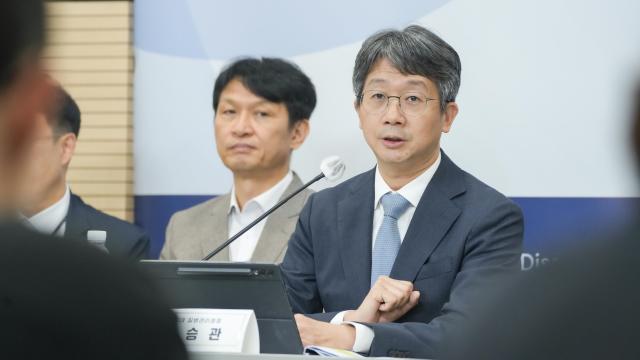 임승관 질병관리청장이 9일 충북 청주 오송의 질병청에서 기자간담회를 하고 있다 202599 사진질병관리청
