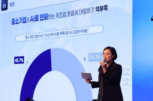 [2025 리더스포럼] 한성숙 중기장관 중소기업 스마트 혁신 추진