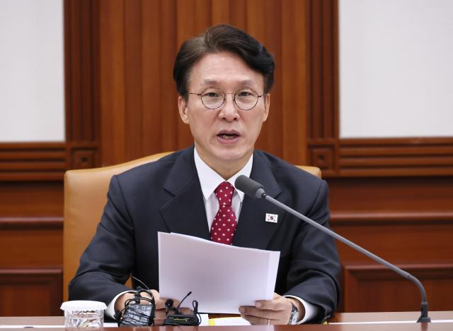 김민석 국무총리가 24일 서울 종로구 정부서울청사에서 열린 국정현안관계장관회의에서 발언하고 있다 사진연합뉴스