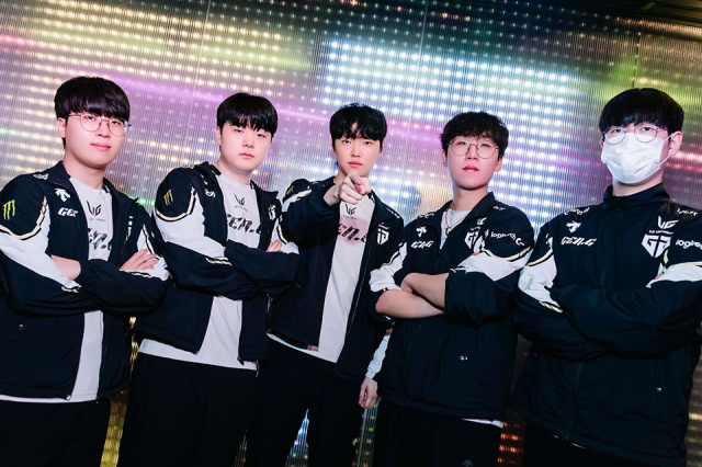 2025 우리은행 LCK 결승 진출전을 치르는 젠지 
