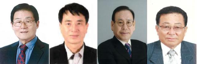 제43회 장수 군민의 장 수상자들 왼쪽부터 문화체육장 오재영씨 산업공익장 이정관씨 애향장 이종순씨 효열장 한병원씨사진장수군