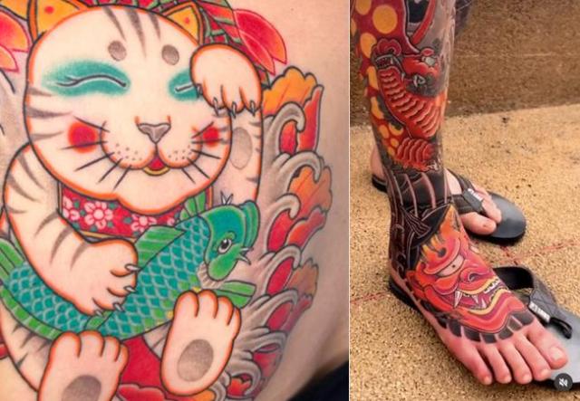 These photos capture tattooist Zero Lee Min-sus designs Courtesy of dusseldorftattoo_zero  Graphics by AJP Song Ji-yoon