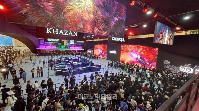 지스타 2024 넥슨 부스 현장 사진성상영 기자