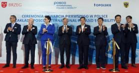 Posco International opens EV material plant in Poland