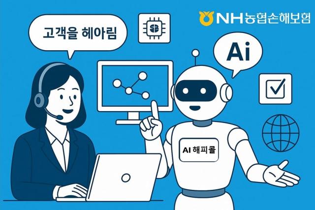 NH농협손해보험이 인공지능AI 기술을 활용한 해피콜 음성봇 구축에 착수했다 사진NH농협손해보험