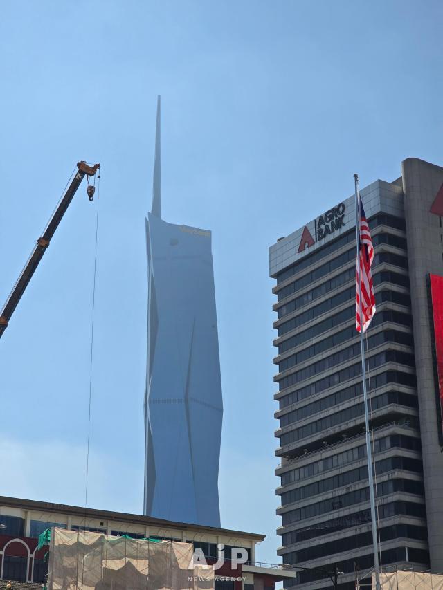 The Merdeka 118 seen from the Merdeka Square in Kuala Lumpur Oct 2 2025 AJP Kim Dong-young