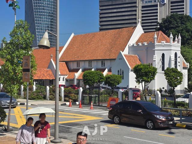 The St Marys Cathedral located next to the Merdeka Square in Kuala Lumpur Oct 2 2025 AJP Kim Dong-young