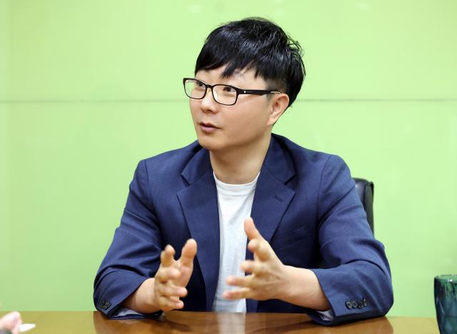answers questions during an interview in central Seoul on Sept 26 2025 AJP Cho Bo-hee