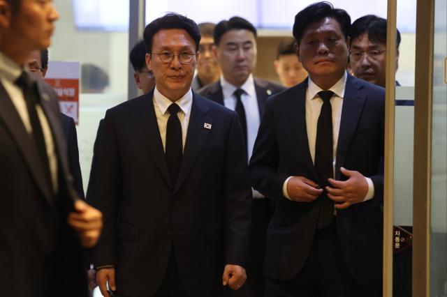 김민석 총리 국가전산망 담당 행안부 공무원 빈소 조문 사진총리실