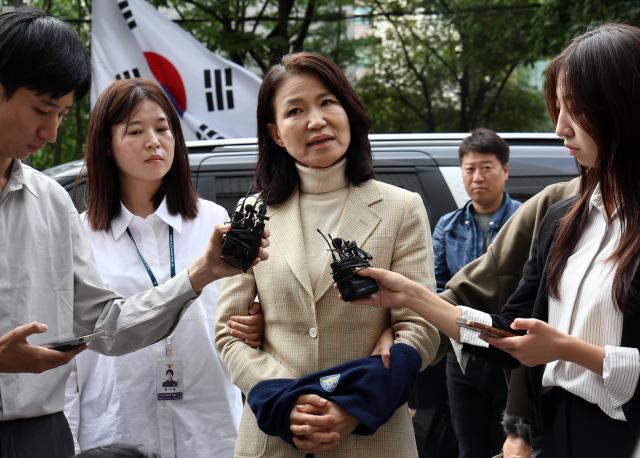 [포토] 이진숙 전 방통위원장, 체포적부심사 출석